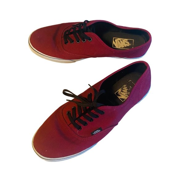 Vans Shoes - Vans burgundy in color men's size 8 woman's size 9.5 sneakers